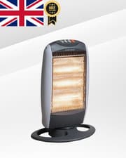 Image of Daewoo 1200W Halogen Heater Oscillating Portable Electric Heater Home UK