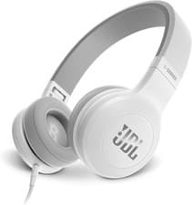 Image of 1x JBL E35 Signature Sound On-Ear Wired Headphone with Mic, White, 3.5mm Jack