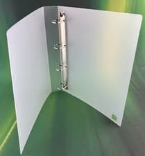Image of A4 Portrait Frosted Polypropylene Binder 4 ring (various spine widths)