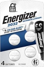 Image of Energizer Ultimate Lithium - CR2032 Batteries (4 Pack) - 3V Battery Coin Cell –