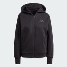 Image of adidas women ALL SZN Fleece Full-Zip Hoodie