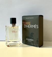 Image of Hermes Terre D'hermes Eau de Toilette 12.5ml - New Perfect Travel Size