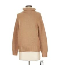 Image of Polo Ralph Lauren Wool Turtleneck Sweater Camel Melange Size XXS New with tags
