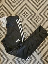Image of Mens Adidas Tiro 23 Black White Joggers XS New With Tags