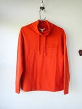 Image of Seasalt Bay Water Short Cotton Jersey Sweatshirt Orange UK 8 BNWT