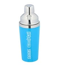 Image of Cocktail Shaker Stainless Steel 3 Piece Built In Strainer Cap Drinks Mixer 450ml