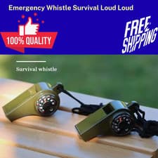 Image of Emergency Whistle Survival Loud Loud Whistle Emergency Loud Safety Whistle