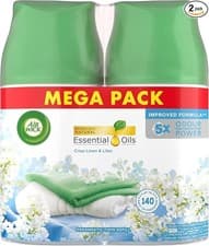 Image of Air Wick Freshmatic Max Air Freshener Refills Crisp Linen and Lilac 250ml x 2