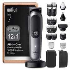 Image of Braun Series 7 All-in-One Grooming Kit for Men, 12-in-1 MultiGroom Beard Trimmer