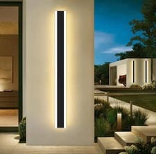 Image of 150CM OUTDOOR GARDEN WALL LIGHT 48W LED LONG WALL LAMP COLOR CHANGE 3000K/6000K