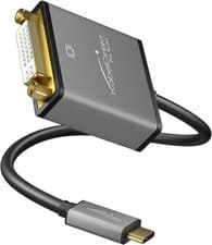 Image of KabelDirekt – USB C to DVI adapter – 0.15m – (supports resolutions up to