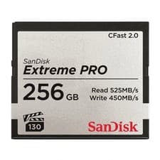 Image of SanDisk Extreme PRO 256GB CFast 2.0 Memory Card (SDCFSP-256G-G46D)