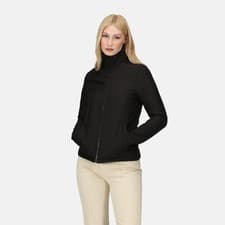 Image of Regatta Ablaze black women's waterproof breathable warm stretch softshell jacket