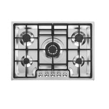 Image of Smeg Classic Stainless Steel Ultra Low Profile 72cm Gas Hob