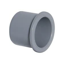 Image of FloPlast Push Fit Waste Socket Plug 40mm Grey (Pack of 10)