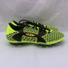 Image of NEW UA CF Force 2.0 FG Mens 7.5 Soccer Cleats Hi-Vis Yellow Black Under Armour