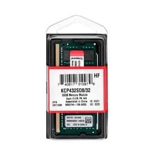 Image of Kingston 32GB (1×32GB) DDR4-3200 SODIMM – Laptop Memory – KCP432SD8/32 (NEW)