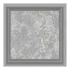 Image of Fresco Urban Panel Wallpaper | Grey