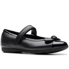 Image of Clarks Dance Beam K Girls School Shoes
