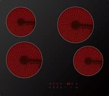 Image of Cookology CET601 60cm 4 Zone Ceramic Hob - 6000W Built-In Electric Touch Control