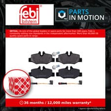 Image of Brake Pads Set fits MERCEDES VITO W639 2.2D Rear 2003 on A0004216210 A0014211010