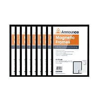 Image of Announce Magnetic Frame A4 Black (Pack of 10) AA01848