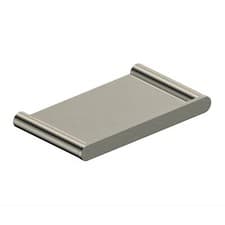 Image of RAK Petit Round Soap Holder - Brushed Nickel Bathroom Accessory