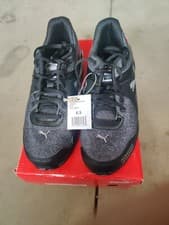Image of PUMA WOMEN'S CELL RIAZ ATHLECTIC RUNNING SHOE BLACK, SIZE 6.5 NEW WITH BOX.