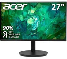 Image of Acer Vero CB272UG 27'' QHD IPS LCD HDMI 120Hz Black Computer PC Monitor