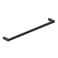 Image of RAK Petit Square Single Towel Bar 620mm Wide - Matt Black