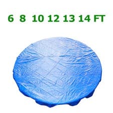 Image of 6FT 8FT 10FT12FT 13FT 14FT TRAMPOLINE RAIN COVER DUST WEATHER PROTECTOR