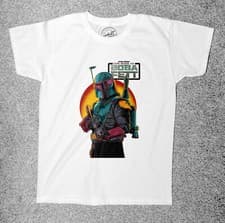 Image of Star Wars 005 Boba Fett Childrens/Kids Adult t shirts/t-shirts