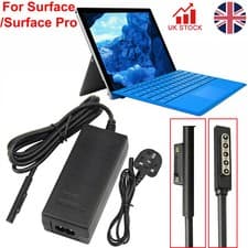 Image of For Microsoft Windows Surface Book Pro AC Adapter Power Supply Wall Charger Cord