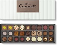 Image of Hotel Chocolat Everything Sleekster - Chocolate Gift Box, 355G - Milk, White & D