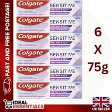 Image of Colgate Sensitive Instant Relief Repair + Multi-Protection Toothpaste- 6 X 75g