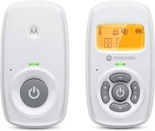 Image of Motorola Audio Baby Monitor with 300M Range & Room Temp Sensor AM24 – White