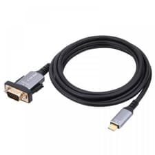 Image of USB C to VGA 15Pin Audio Video Cable | Type C Male - VGA Male  1.8m