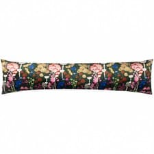 Image of Green Amanita Fabric Draught Excluder | Mushroom Fungi Velvet Draft Excluder