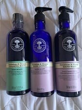 Image of Neal's Yard Geranium & Orange Foaming Bath, Hand Lotion. Hand Wash 200ml each