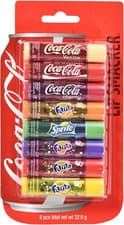 Image of Lip Smacker Coca Cola Party Pack, Set of 8 Assorted Lipbalms with Authentic Fla