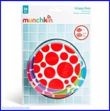 Image of Munchkin Non-Slip 6 x Grippy Dots Bath Mat Hot Detection Technology NEW & SEALED