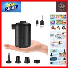 Image of Powerful Portable Electric Air Pump Inflator Deflator 3600mAh USB Rechargeable