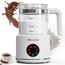 Image of Morpilot Electric Milk Frother 6 in 1 , Automatic, 500ml, White, 600W - HS010-G