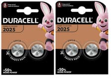 Image of 4X 2025 Duracell 3V Lithium Coin Cell Battery 2025 DL/BR2025