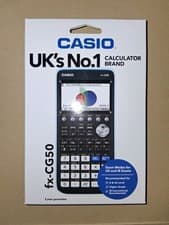 Image of Casio fx-CG50 Graphic Calculator UK's No 1 for A LEVELS and higher studies new