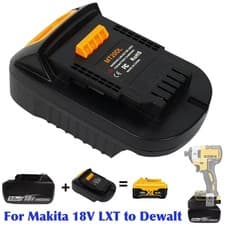 Image of Adapter Converter for Makita 18V LXT BL Battery To Dewalt XR DCB 18V Power Tool