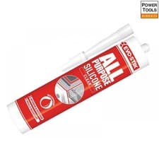 Image of Evo-Stik 30613626 112896 All Purpose Flex Silicone Sealant Clear C20