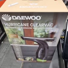 Image of Daewoo Hurricane Clearvac 2-in-1 Rechargeable Cordless Vacuum Window Cleaner Kit