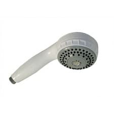 Image of Aqualisa Varispray White 3 Spray Mode Handset Shower Head Modern Round 215020