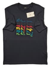 Image of New Paul Smith T-Shirt “ PS Paul Smith “ Print T-shirt Size L